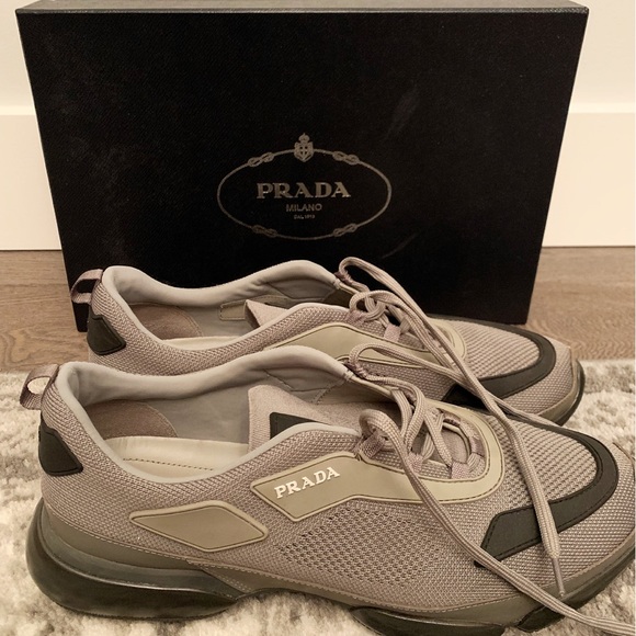 Authentic PRADA Sport Knit Runners Sneakers - Picture 7 of 8